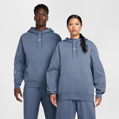 Nike Nocta Fleece Hoodie (Dark Grey/Heather/Matte Silver